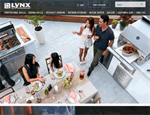 Tablet Screenshot of lynxgrills.com